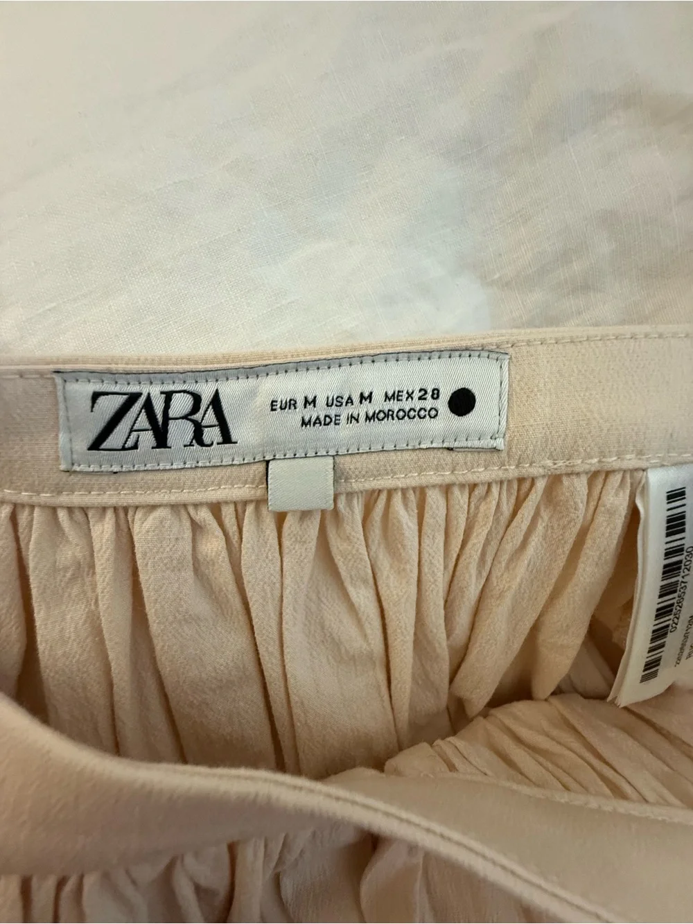 Zara Cream/Buff Maxi Skirt - Classic Flowing Women's Skirt - Picture 3 of 3